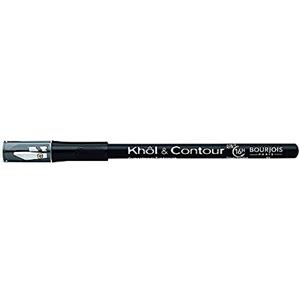Bourjois - Matita Occhi Khol & Contour - Eyeliner e Kajal Matte 2in1, Lunga Durata - 01 Noir-Issime - 1,2 g