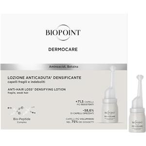 Biopoint Dermocare - 20 x 6 ml Fiale Anticaduta Capelli con Aminoacidi e Betaina, Rivitalizza il Follicolo, Volumizza il Fusto del Capello, Per Cute Sensibile, Trattamento Intensivo Venti Giorni
