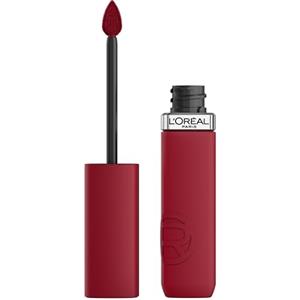 L'Oreal Paris L'Oréal Paris Rossetto Liquido, Colore Intenso, Formula Matte a Lunga Durata, Con Acido Ialuronico, Resistente alle Sbavature, No transfer, Infaillibile Matte Resistance, Tonalità: 420 Le Rouge Paris