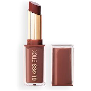 Revolution Beauty London Revolution Pout Lip Gloss, Lip Gloss Ultra Lucido e Pigmentato con Acido Ialuronico e Vitamina E, Vegano e Cruelty-Free, 3g, Toffee Nude