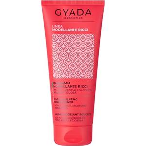 Gyada Cosmetics, Balsamo Modellante, per Capelli Ricci e Mossi, 98% Ingredienti Naturali, Nutre, Districa e Definisce, Azione Anticrespo, con Aloe Vera e Oli di Lino, Cocco, Argan e Jojoba, 200 ml