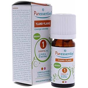 Puressentiel Olio Essenziale di Ylang Ylang - Contribuisce al rilassamento - 100% Puro e Naturale - Botanicamente e Biochimicamente Definito - Agricoltura Biologica - Vegan e Cruelty Free - 5 ml