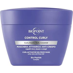 Biopoint Control Curly - Maschera Attivaricci, Districa e Nutre i Capelli Ricci, Azione Rigenerante e Protettiva Contro Effetto Crespo, Dona Morbidezza e Tonicità, 200 ml