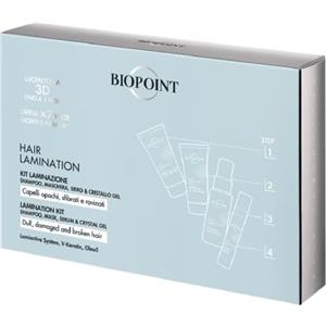 Biopoint Hair Lamination - Kit Laminazione per Capelli Sfibrati e Danneggiati, Trattamento in 4 Step, Dona Idratazione, Morbidezza e Luminosità Effetto Specchio