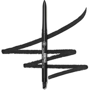 Revlon ColorStay Eyeliner Pencil, Matita Eyeliner Nera No-Transfer e Waterproof, Temperino e Sfumino Incorporati, 201 Black, 0.28g