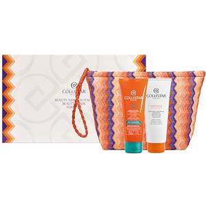 Collistar Cofanetto Regalo Solare, SPF 50+ Crema Protezione Attiva Pelli Ipersensibili 100ml + Balsamo Doposole 100ml, Alta Protezione, Adatto anche ai Bambini, Coral Friendly, Con Pochette