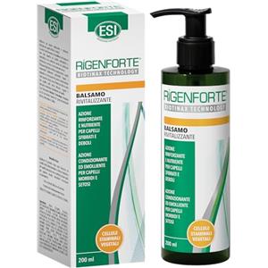 ESI - Rigenforte Balsamo Rivitalizzante Anticaduta, per Capelli Fini e Sfibrati, ne Contrasta la Caduta e Protegge da Stress Ossidativo, Dermatologicamente Testato, 200 ml
