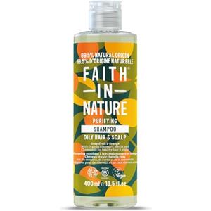 Faith in Nature Shampoo Naturale al Pompelmo & Arancia, Rinvigorente, Vegano e Non Testato su Animali, Senza SLS e Parabeni, Capelli Normali o Grassi, 400 ml