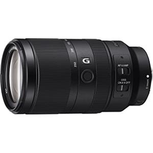 Sony SEL70350G - 70-350 mm F4.5-6.3 G OSS Super teleobiettivo zoom per APS-C (con stabilizzazione immagine, attacco E-Mount, ideale per natura, sport e viaggi, compatibile con ZV-E10, A6400, A6700)