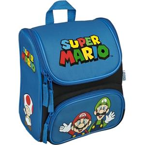 Scooli - Zaino scolastico CUTIE Super Mario - Scomparto principale e tasca anteriore - Spallacci e schienale imbottiti - Ideale per bambini dai 3 anni in su