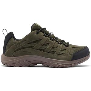 Columbia Uomo Crestwood WP Scarpe da Trekking e Escursioni Vita Bassa, Nori Sabbia Umida, 40.5 EU