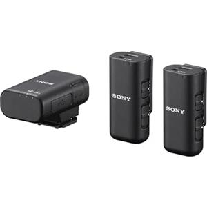 Sony ECM-W3 - Microfono Wireless a Mano e Lavalier, Trasmissione Audio Stabile e Senza Fili, Adatto a Eventi, Presentazioni, Videomaking e Riprese Professionali
