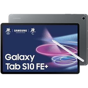 Samsung Galaxy Tab S10 FE+, 3 anni di garanzia, Android Tablet, Display 13.1" LCD, Wifi, RAM 12GB, 256GB, 10.090 mAh, S Pen, Android 15, IP68, Gray [Versione italiana]