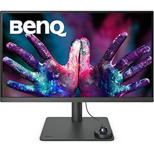 BenQ Creative Pro PD2705U Monitor 27 Pollici 4K per Designer, IPS, AQCOLOR, 99% sRGB, 99% Rec. 709, Delta E ≤ 3, Calibrazione in Fabbrica, Uniformità, 65W USB-C, HDMI, DP, KVM, Compatibile con MacBook