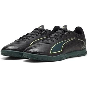 PUMA Scarpe da Calcio Unisex Ultra 6 Play It, Puma Nero Fizzy Verde Chiaro Terreno, 43 EU