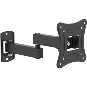 GRIFEMA GB1009-1 Supporto TV Parete per 10-27", Staffa TV Muro Orientabile Inclinabile Estensibile Universale, Fino a 15 kg, Staffa VESA 75x75mm/100x100mm per Televisione Monitor