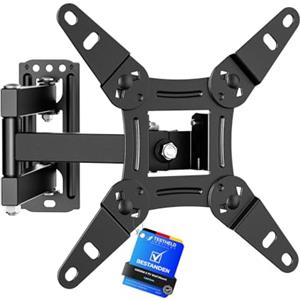 GRIFEMA GB1008-2 Supporto TV Parete per 13-43", Staffa TV Muro Girevole Inclinabile Estensibile Universale, Fino a 20 kg, Max VESA 200x200mm Porta TV da Parete