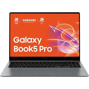Samsung Galaxy Book5 Pro 360 16", Garanzia 3 anni, AI PC, Processore Intel Core Ultra 7 Serie 2, 16GB RAM, 1TB SSD, Display touch 3K Dynamic AMOLED 2X, S Pen, Windows 11 Home, Copilot+ PC, Gray [ITA]