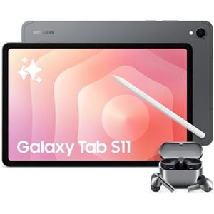 Samsung Galaxy Tab S11, Tablet AI, WiFi, Design Leggero, Strumenti AI Multimodali, DeX, RAM 12GB, 256 GB, Batteria a Lunga Durata, Gray [Versione Italiana]