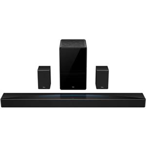 TCL Q85H Pro 7.1.4 ch soundbar per TV, 860 Watt, Home theater, Cinema Surround, Sound Expansion, Dolby Atmos, DTS:X, Bluetooth 5.1, HDMI 2.1 passthrough, un telecomando, USB, Ottico, Premium Design