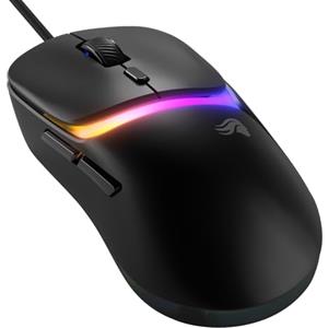 GLORIOUS Gaming - Model D3 mouse da gaming cablato: ultraleggero (57 g), switch ottici da 130M di clic, sensore BAMF 3.0 30K DPI, tracciamento 750 IPS, accelerazione 50 G, per ogni impugnatura - Nero