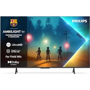 Philips Ambilight 65PUS8200 4K LED Smart TV - Display 65'' con piattaforma Titan OS, Pixel Precise Ultra HD e Dolby Atmos Sound - Funziona con Alexa e Google Voice Assistant