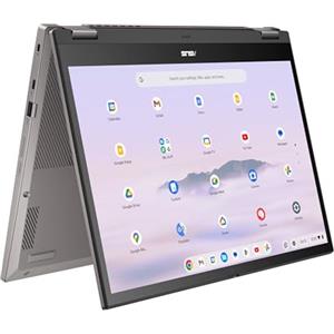 ASUS Chromebook Plus CM3401FFA#B0D9BKLCFN, Notebook da 14" WUXGA Glossy, 60Hz, Processore AMD Ryzen 3 7320C, RAM 8GB, 256GB SSD, Grafica AMD Radeon, ChromeOS, Grigio zinco