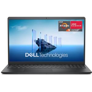 Dell 15 Laptop DC15255 15,6" FHD (1920 x 1080) 120Hz, AMD Ryzen 5 7520U, Grafica Radeon 610M, 8GB LPDDR5 RAM, 512GB SSD, Windows 11 Home, Tastiera Retroilluminata QWERTY - Nero Carbonio