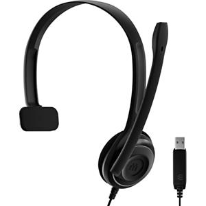 EPOS Sennheiser PC7 Cuffia monoaurale microfonica PC USB, nero