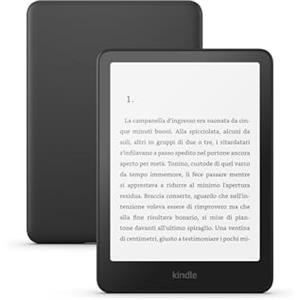 Amazon Kindle Paperwhite (Ultimo modello) - Il nostro Kindle più veloce di sempre, nuovo schermo antiriflesso, la batteria dura settimane - 16 GB - Con pubblicità - Nero