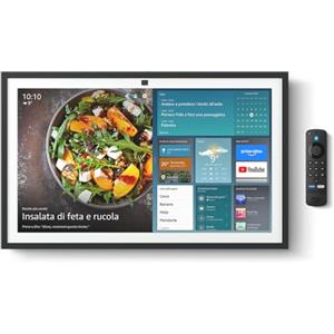Amazon Echo Show 21 (Ultimo modello) | Fantastico schermo intelligente HD da 21" con Fire TV integrata, con Alexa, audio potente e dinamico e streaming HD immersivo