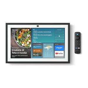 Amazon Echo Show 15 (Ultimo modello) | Schermo intelligente Full HD da 15,6" con Alexa, Fire TV integrata e telecomando vocale Alexa