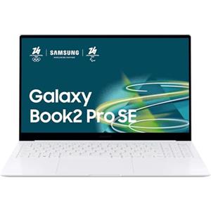 Samsung Galaxy Book2 Pro SE, 15.6" AMOLED, Intel Core Ultra 5, 16GB RAM, 512GB SSD, Windows 11 Home, Silver [Versione italiana]