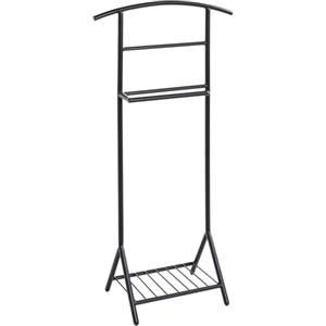 HAKU Möbel Cameriere da uomo nero, metallo - Dim. L 45 cm x A 101 cm x P 26 cm, Stile Moderno