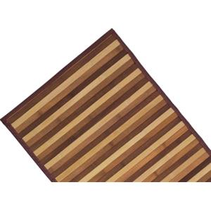 BIANCHERIAWEB Tappeto Bamboo Degradè Passatoia Cucina Antimacchia Bambù Antiscivolo Runner Corsia Resistente