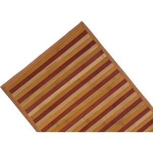 BIANCHERIAWEB Tappeto Bamboo Degradè Passatoia Cucina Antimacchia Bambù Antiscivolo Runner Corsia Resistente