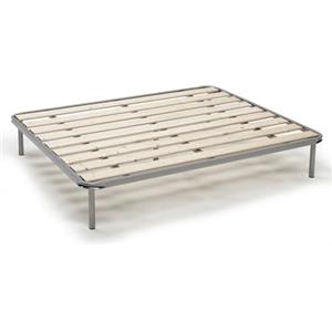 Talamo Italia - Rete letto piazza e mezza Anastasia, Rete ortopedica a doghe piallate, 100% Made in Italy, Cm 120x190h31