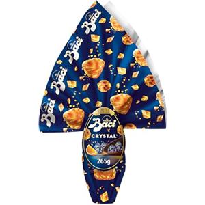 Perugina BACI PERUGINA Uovo di Pasqua 2026 Cioccolato all'Arancia Crystal con Sorpresa Esperienziale e 4 Cioccolatini 265g