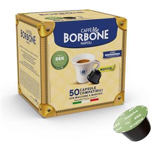 Caffè Borbone Miscela Decaffeinata - 50 capsule - Compatibili con le Macchine Nescafè®* Dolce Gusto®*