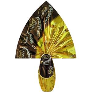 Lindt LINDOR Uova di Pasqua 2026 di Cioccolato Fondente, Uovo al Cioccolato Fondente 70% cacao con Praline LINDOR e Sorpresa, 320g