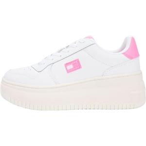 Tommy Jeans Tjw Basket Flatform En0en02981, Basso Top Donna, Pink (Ecru/Synthetic Blush), 40 EU