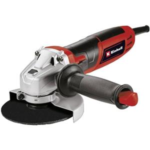 Einhell TC-AG 125/850 Smerigliatrice angolare (tensione 230 V, potenza 850 W, giri min. 12000, diam. Max disco 125 mm, inc. impugnatura aggiuntiva con chiave integrata)
