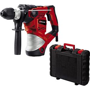 Einhell Tc-Rh 1600 Martello Tassellatore 4 Funzioni, 220-240 V, 1600 W, Rosso Nero, 44 X 36.5 X 13 Cm