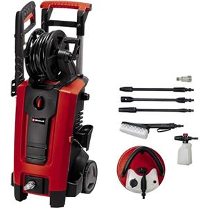 Einhell TE-HP 170 Idropulitrice (tensione 220-240 V, potenza 2300 W, pressione 170 bar, portata 440 L/h, incl. tubo flessibile ad alta pressione, pistola, lancia, vari ugelli, spazzola)
