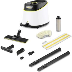 Karcher Kärcher Pulitore a Vapore SC 3 Deluxe, Pressione 3,5 bar, Riscaldamento 30 sec, Potenza 1.900 W, Area di Lavoro 75 m², Serbatoio da 1L, Include kit pulizia pavimenti e filtro anticalcare