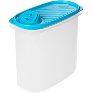 TATAY Contenitore Zuppa Ermetico 2L Fresh | Coperchio a Pressione Top Flex con Beccuccio | Brocca per Zuppa | Microonde, Lavastoviglie, Frigo, Freezer | Senza BPA | 18,4x9,7x19 cm, Blu
