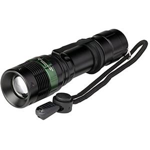 POLY POOL - PP3152 Torcia LED Portatile 3W ALUPRO - Torcia LED 3 Luminosità - Luce Emergenza o Lavoro Tascabile in Alluminio Portata 150m con Fuoco Regolabile - Lampada a Batteria con Laccetto