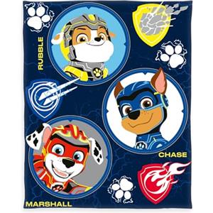 Herding Coperta in Pile Paw Patrol, 130 x 160 cm, Coperta Decorativa per Bambini con Motivo Colorato, Morbida, 100% Poliestere