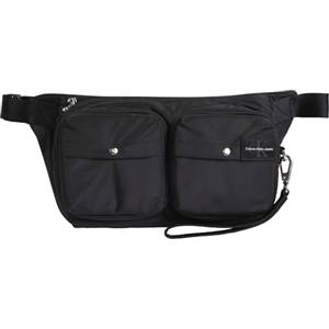 Calvin Klein Uomo Borsa a Tracolla Packable Messenger Sling 2-in-1 Ripiegabile, Nero (Black), Taglia Unica