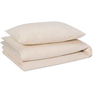 Amazon Basics Set Letto Bambini 100% Cotone Biologico, Copripiumino Reversibile 100 x 135 cm & Federa 40 x 60 cm per Lettino, Rosa Tenue